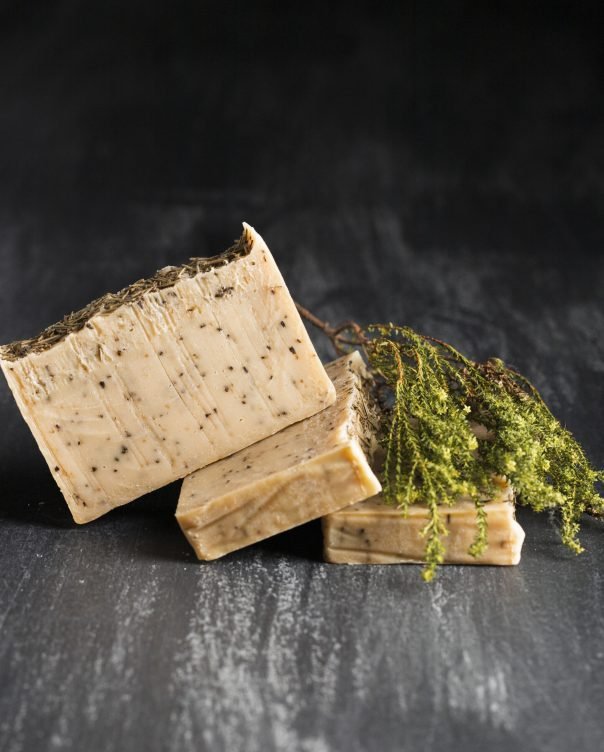 front-view-soap-made-basil